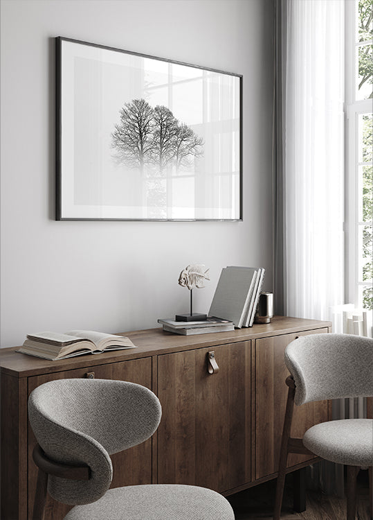 Plakat Mglisty odcień zimy