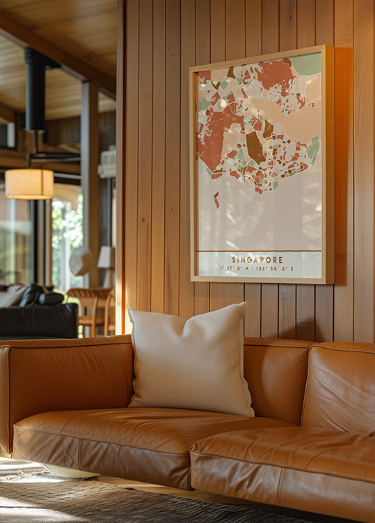 Czarny plakat z mapami odcieni ziemi 81