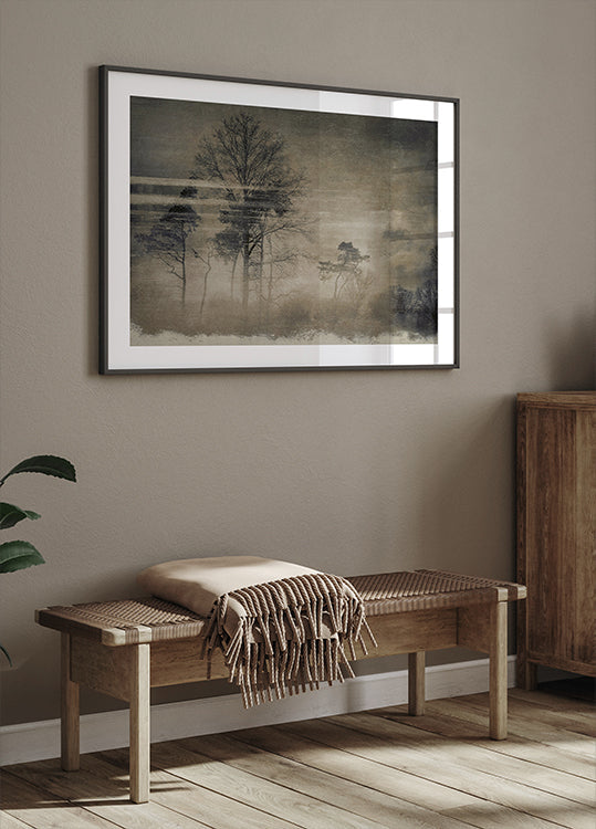 Stary plakat pocztówkowy