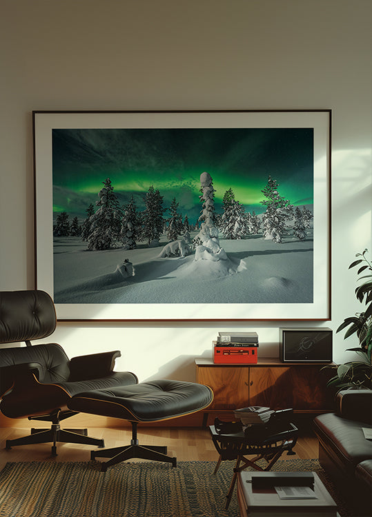 Plakat nocy polarnej