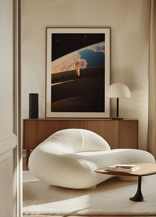 Plakat kosmicznej miłości