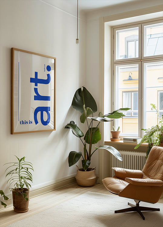 Witaj odważny plakat typograficzny