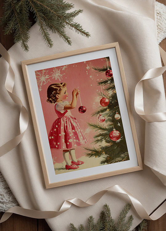 Dziewczyna Z Bombkami Plakat