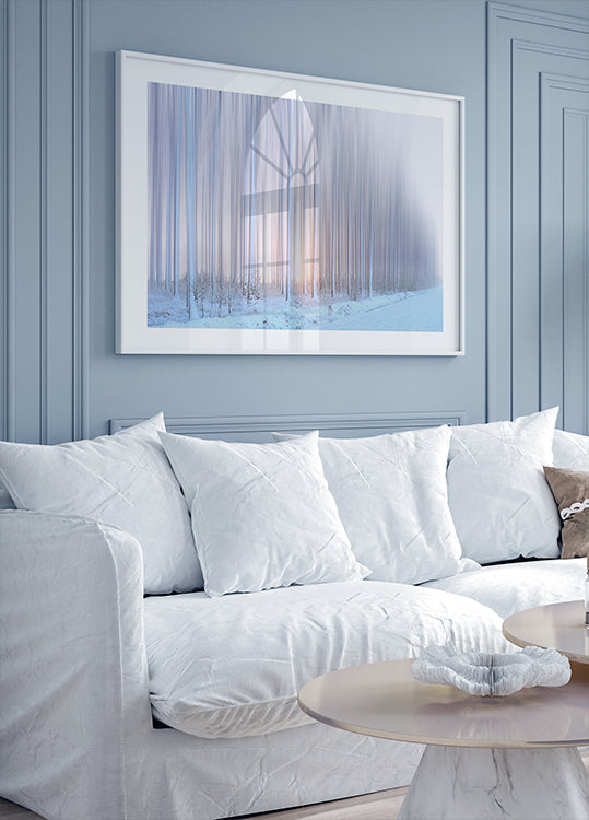 Plakat zasłona drzew