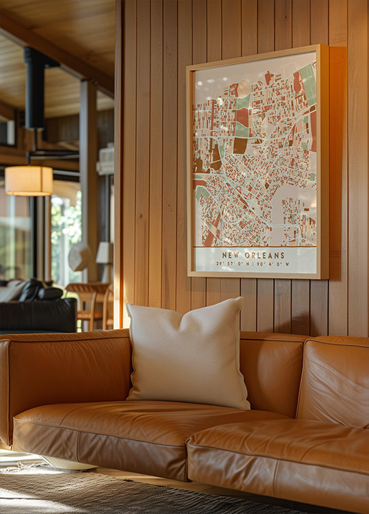 Czarny plakat z mapami odcieni ziemi 60