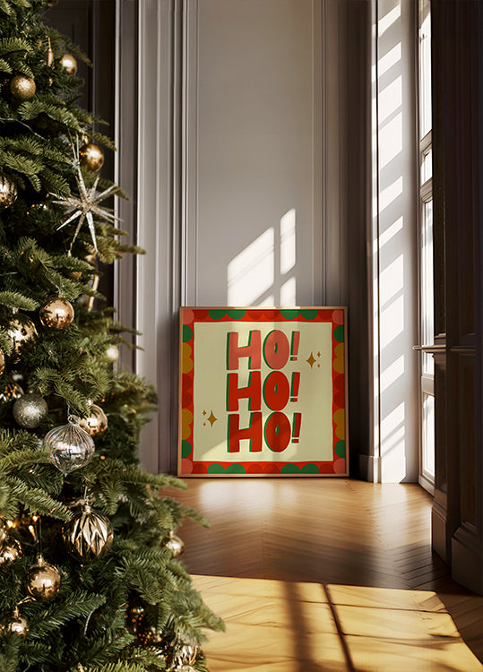 Świąteczna ilustracja Ho Ho Ho (NOWOŚĆ)