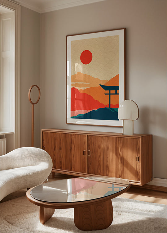 Plakat Zachwycający Zachód Słońca