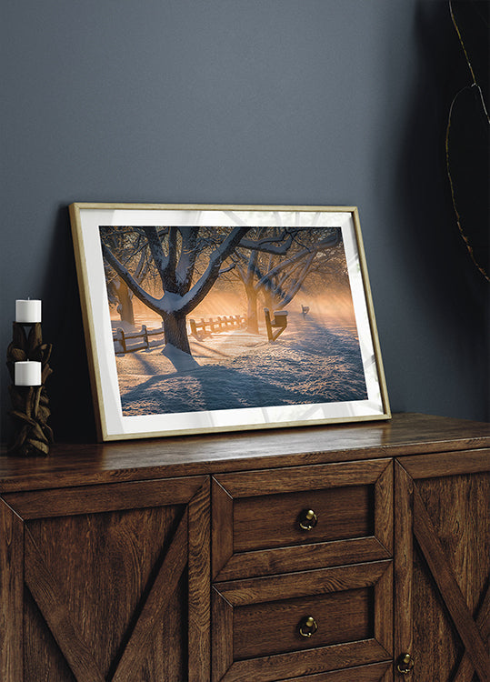 Plakat Po burzy śnieżnej