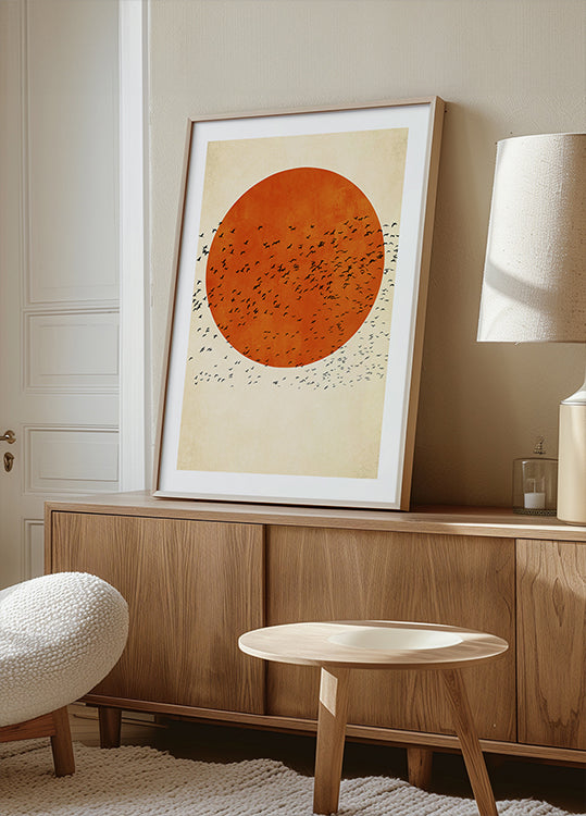 Plakat Ptaki w słońcu