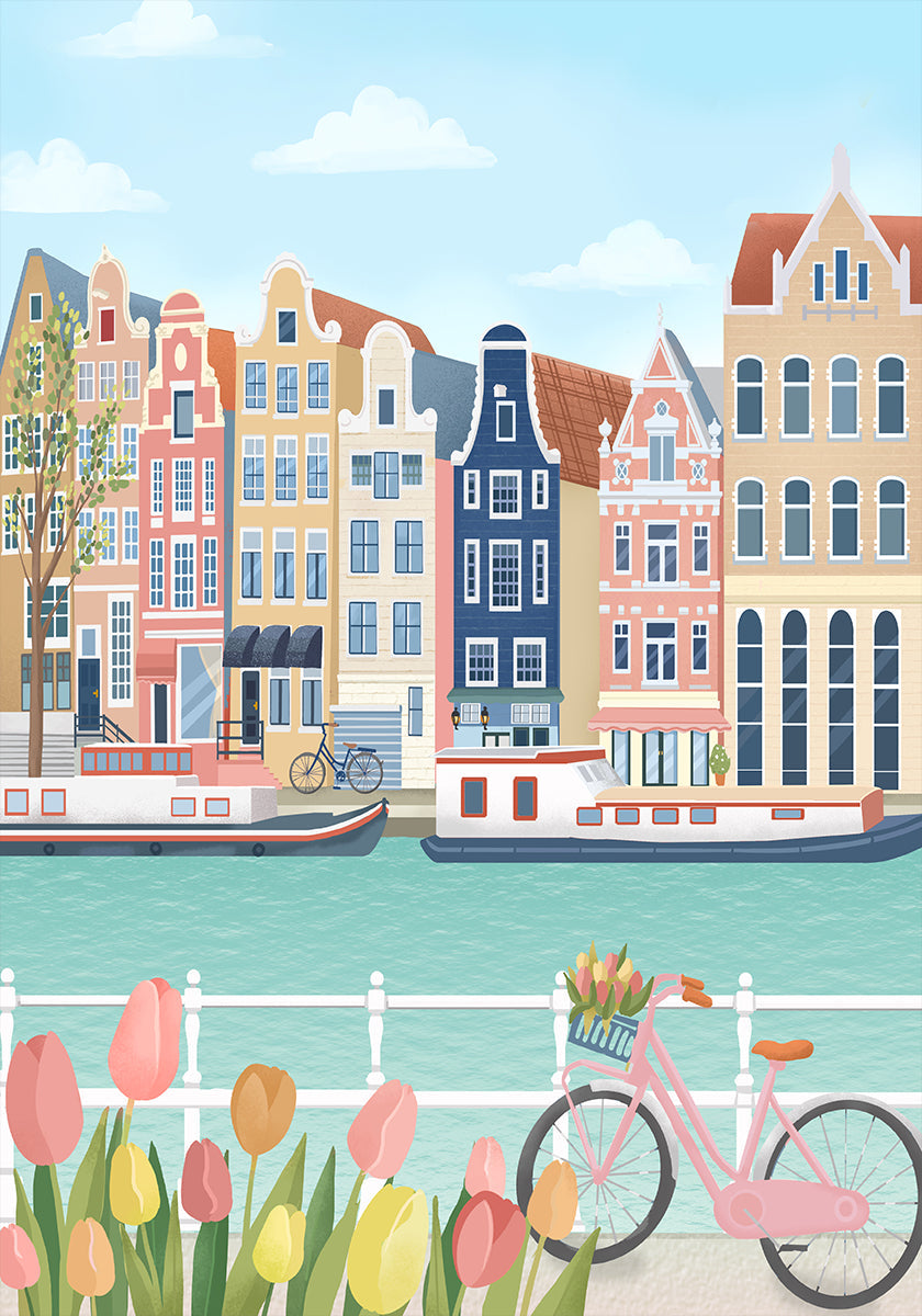 Amsterdam City Plakat - Posterbox