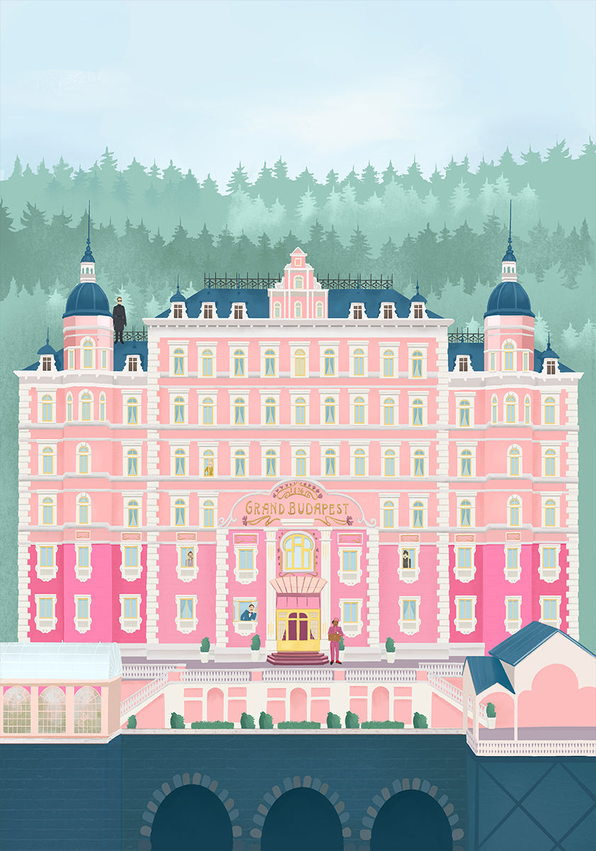 The Grand Budapest Hotel Plakat - Posterbox