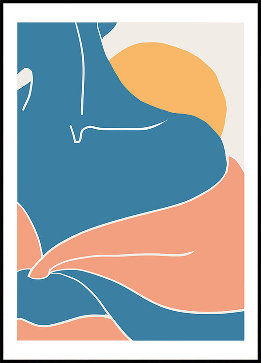 Blue Shoulder Plakat - Posterbox