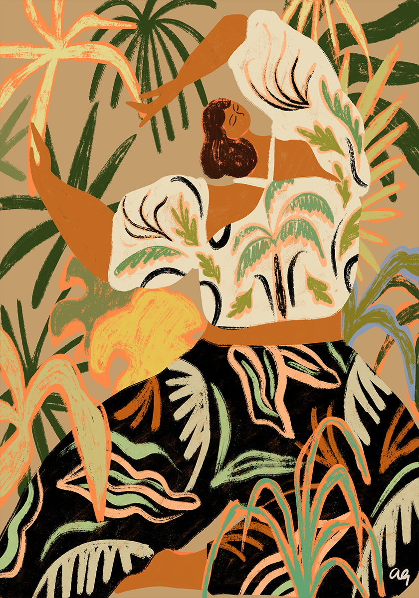 Plakat W objęciach natury