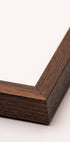 Mørkebrun Træramme, Kvadrat - Posterbox