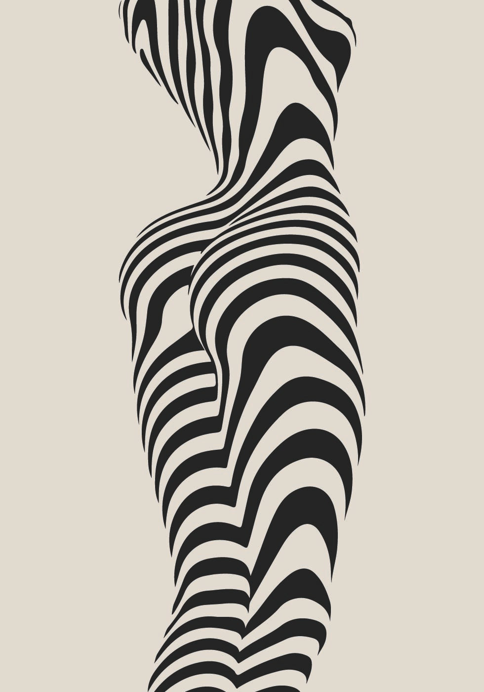 Abstract Woman Figure Plakat - Posterbox.dk