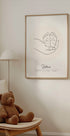 Baby Born Personalized Plakat - Posterbox.dk
