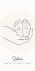 Baby Born Personalized Plakat - Posterbox.dk