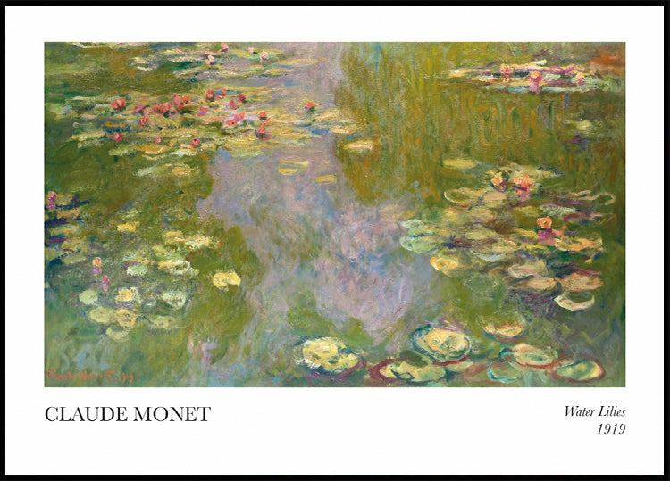 Claude Monet - Water Lilies Plakat - Posterbox.dk