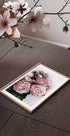Elegant Pink Roses Plakat - Posterbox.dk