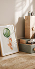 Fox Holding Balloon Plakat - Posterbox.dk