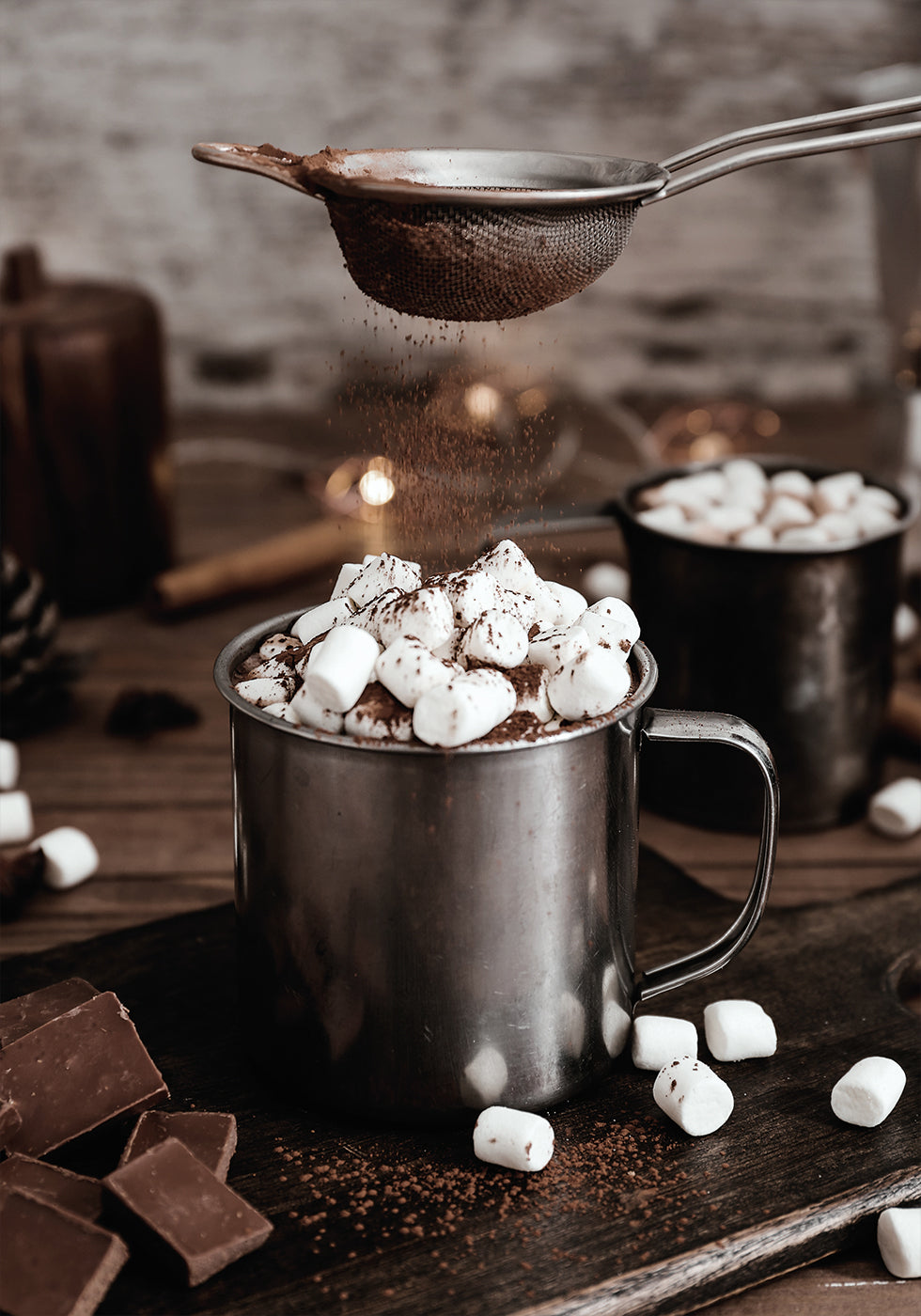 Hot Chocolate with Marshmallows Plakat - Posterbox.dk