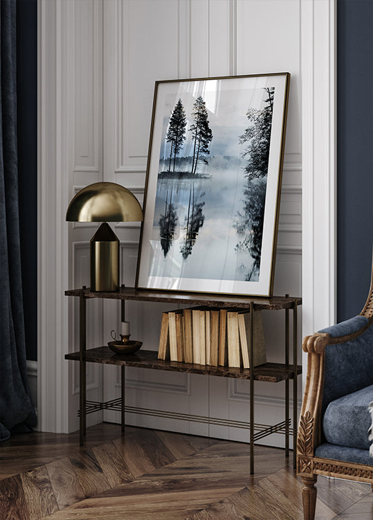 Misty Forest Morning Plakat - Posterbox.dk