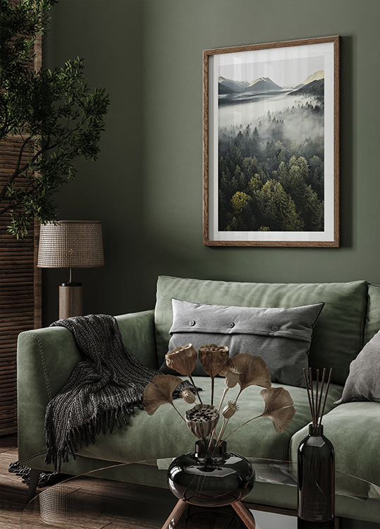 Misty Mountain Plakat - Posterbox.dk