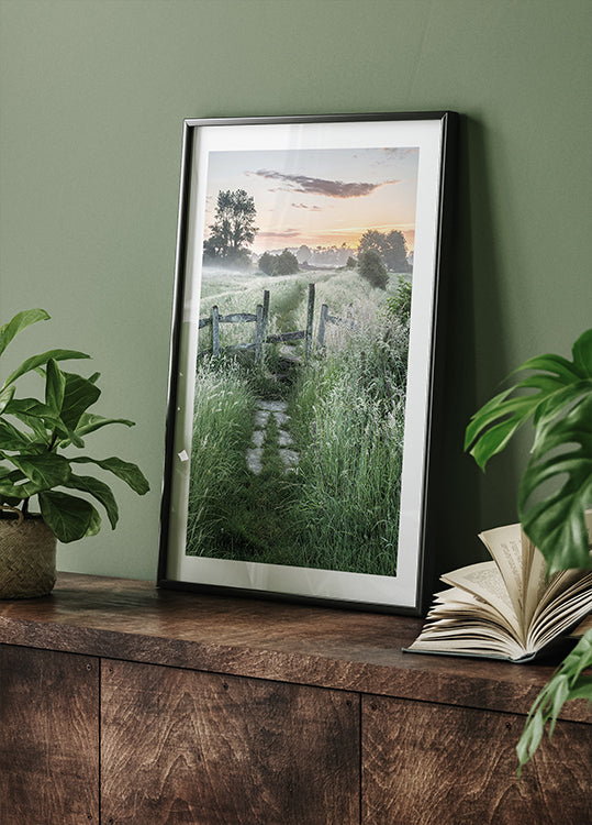 Misty Summer Dawn Plakat - Posterbox.dk