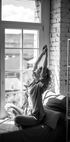 Morning Relaxation by the Window Plakat - Posterbox.dk