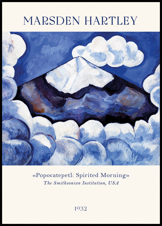 Popocatepetl, Spirited Morning, Marsden Hartley Plakat - Posterbox.dk