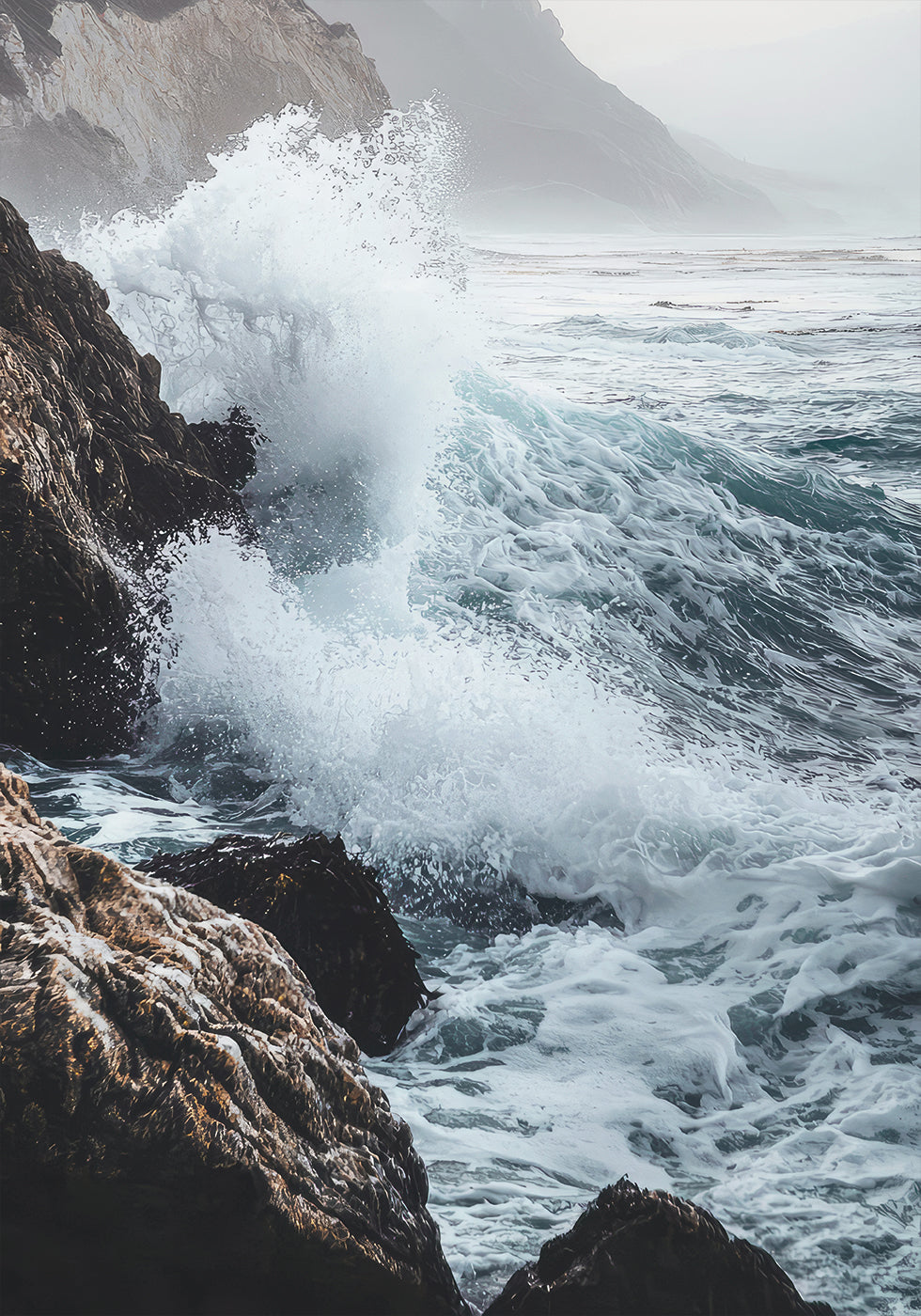 Waves of the Pacific Ocean Plakat - Posterbox.dk