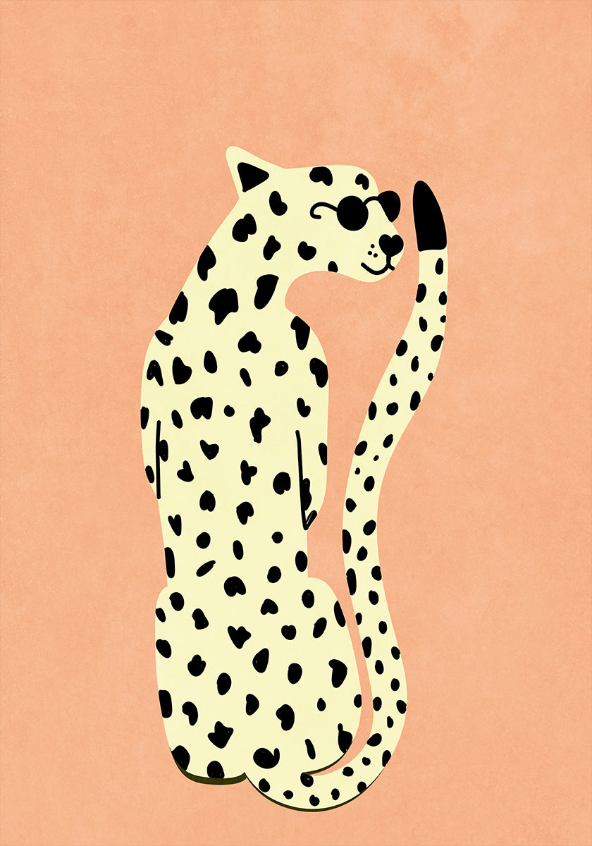 Cool Cheetah Plakat - Posterbox