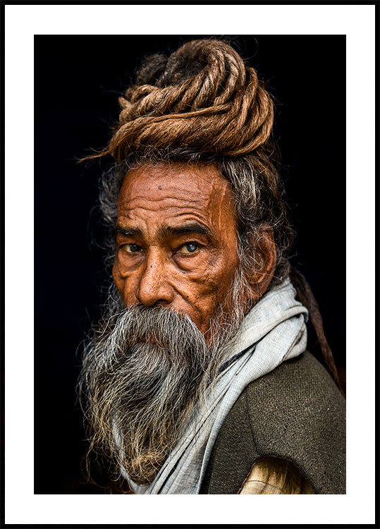 Portrait of a Sadhu... - Posterbox