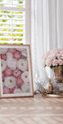 Scattered ranunculus in muted pink II Plakat - Posterbox