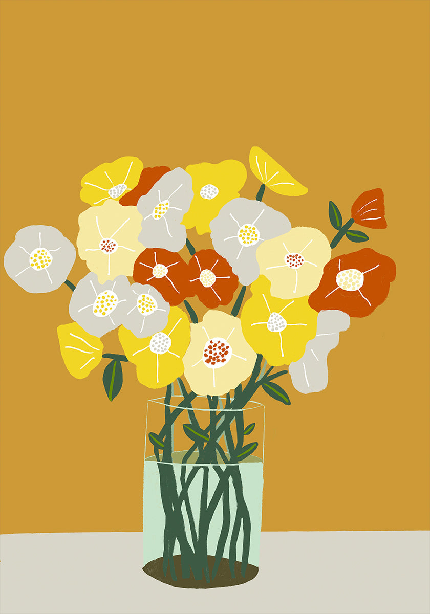 Vase of Flowers Plakat - Posterbox
