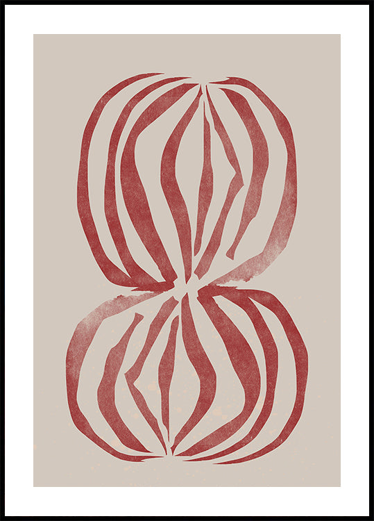 Crimson Echoforms Plakat - Posterbox