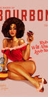 Babes of Bourbon Vol 8 Vintage Pinup Girl With Afro (NEW) - Posterbox