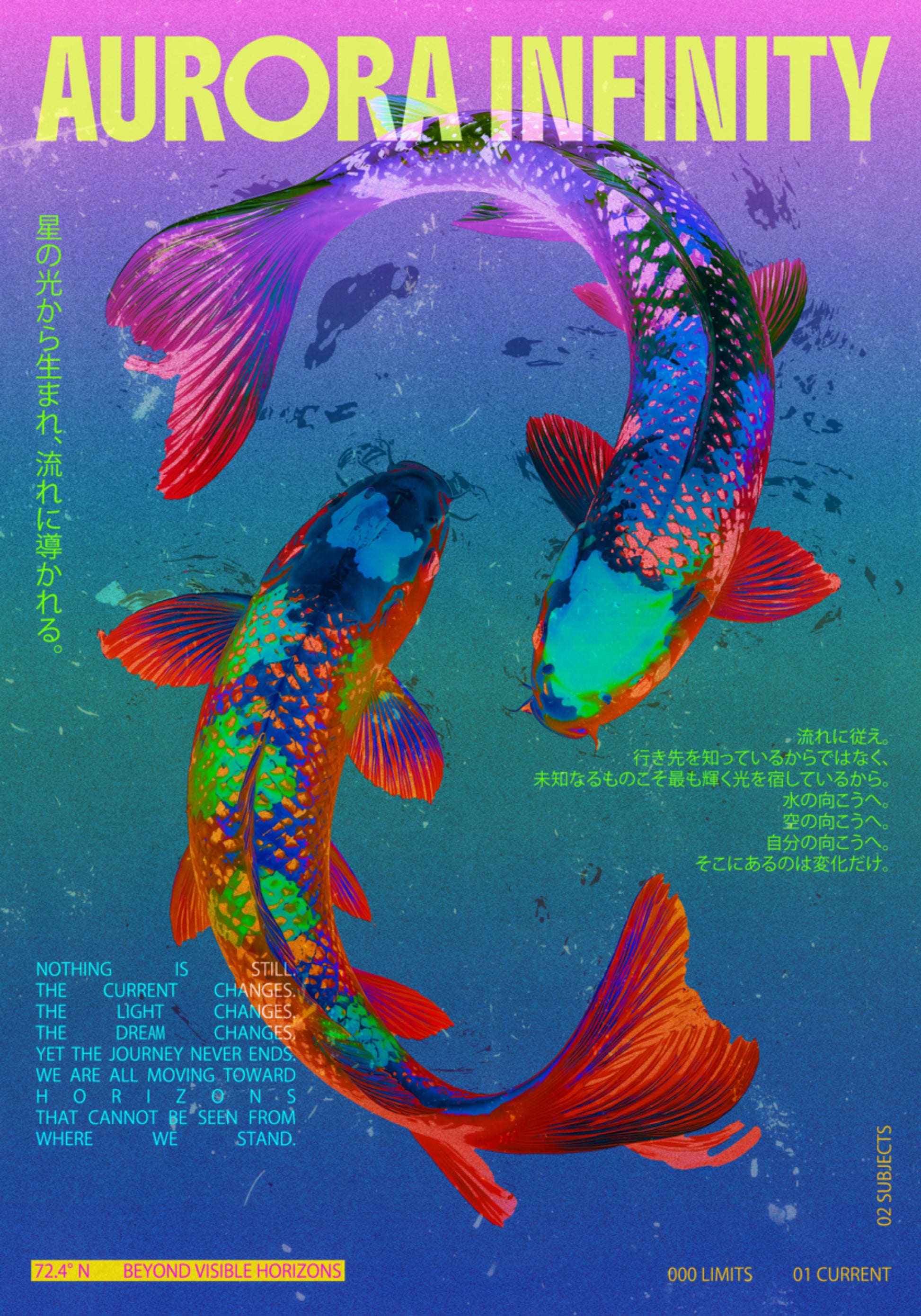 Wibrująca Aurora Koi