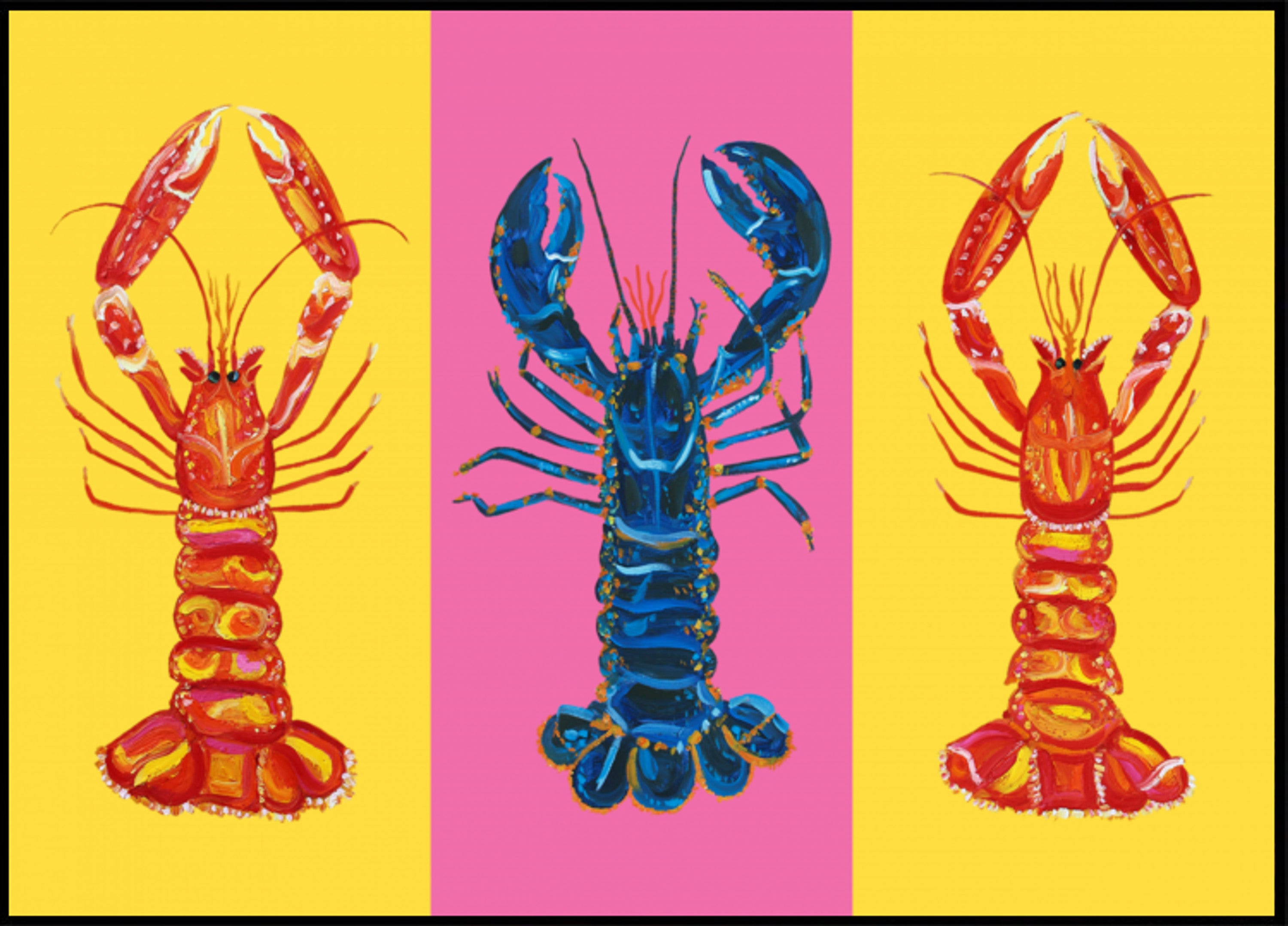 Langoustine z homarem Pop Art 2