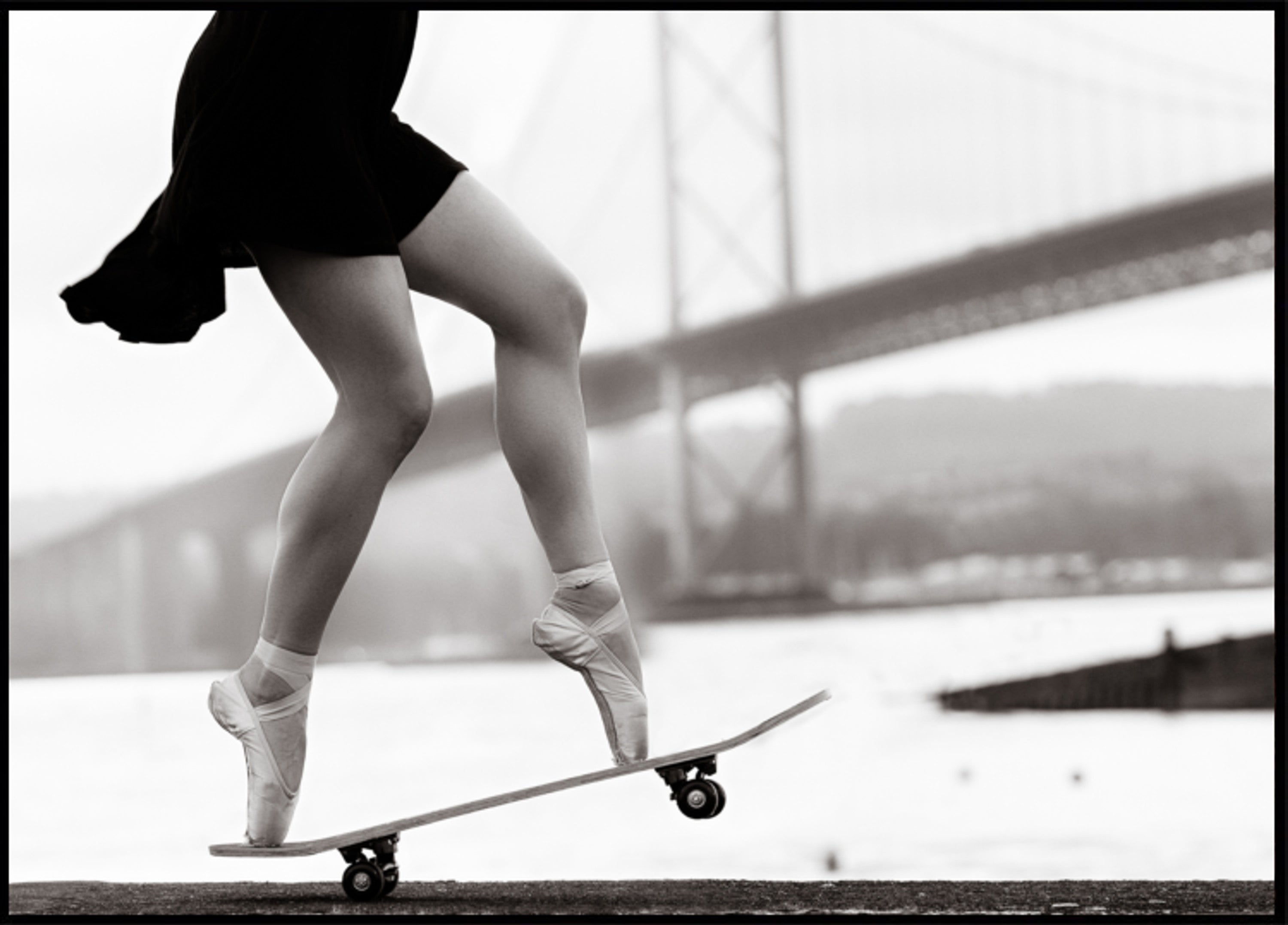 Most łyżwiarki baletowej