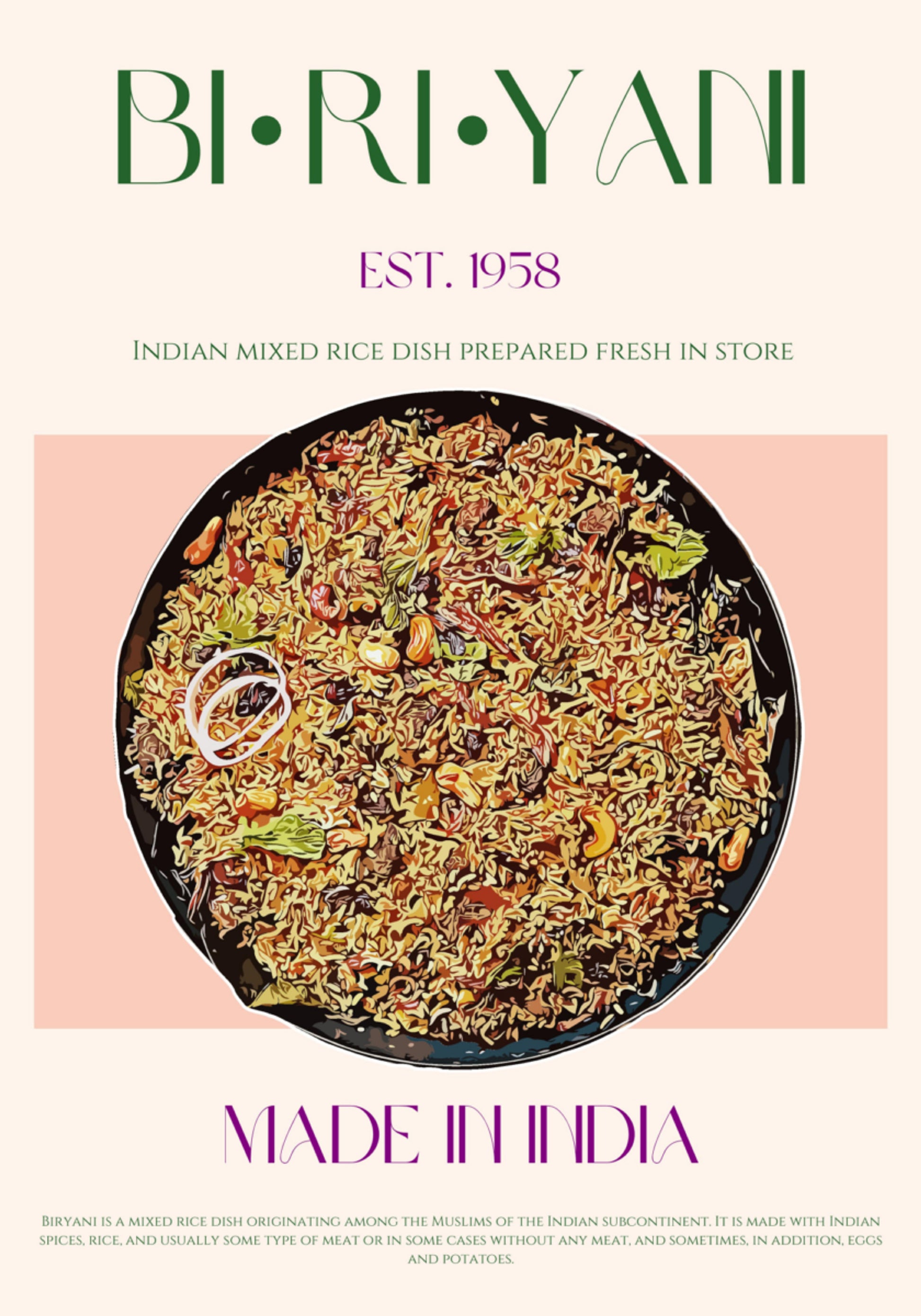 Pyszne indyjskie Biryani