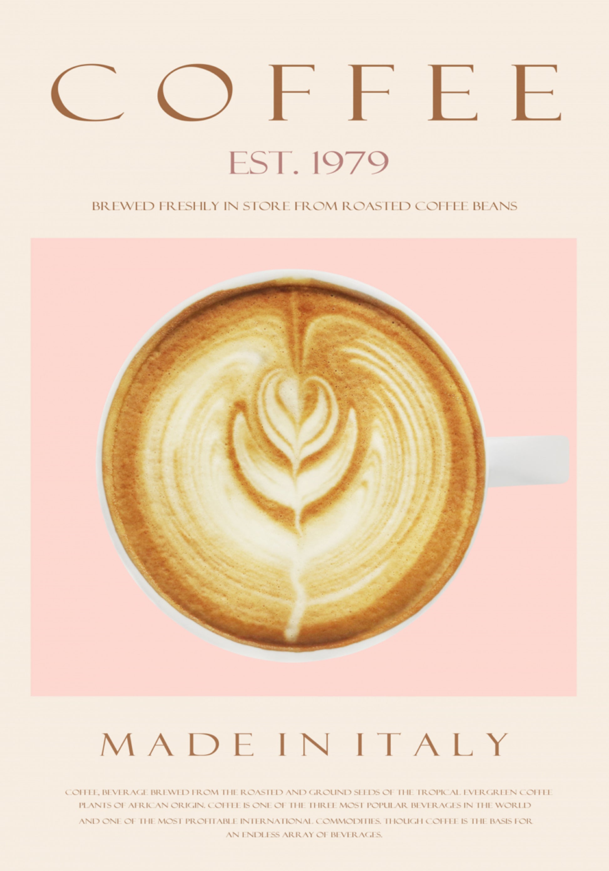 Elegancka poranna latte