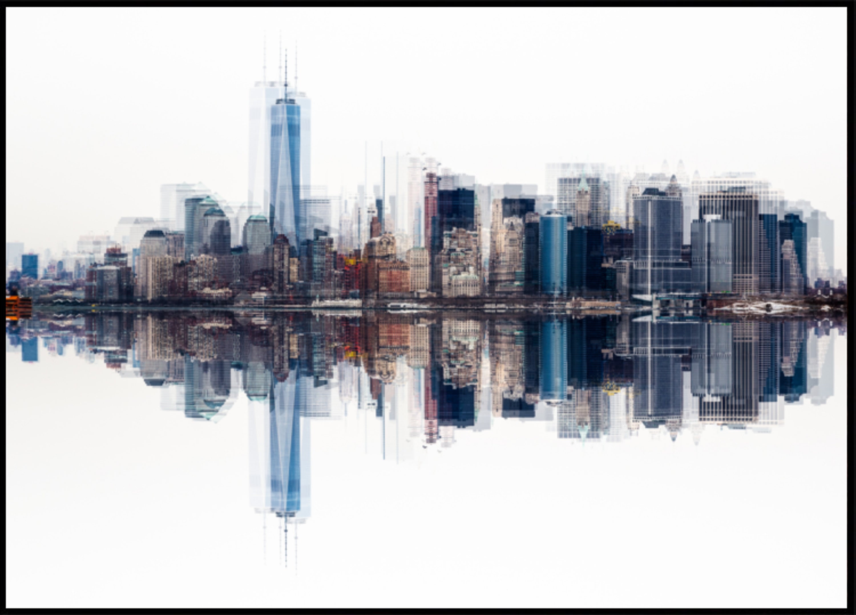 Streszczenie panoramę Manhattanu