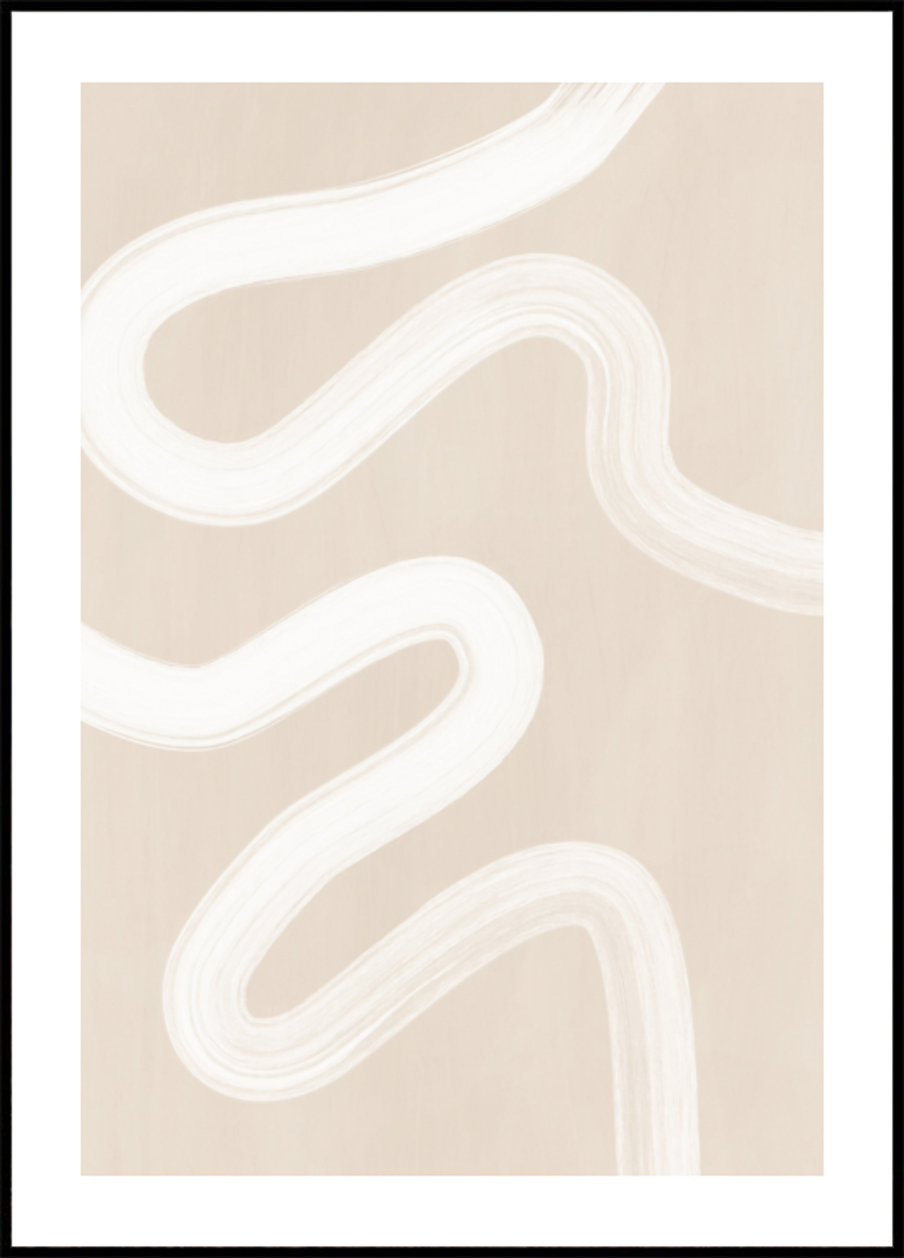 Faliste linie abstrakcyjne