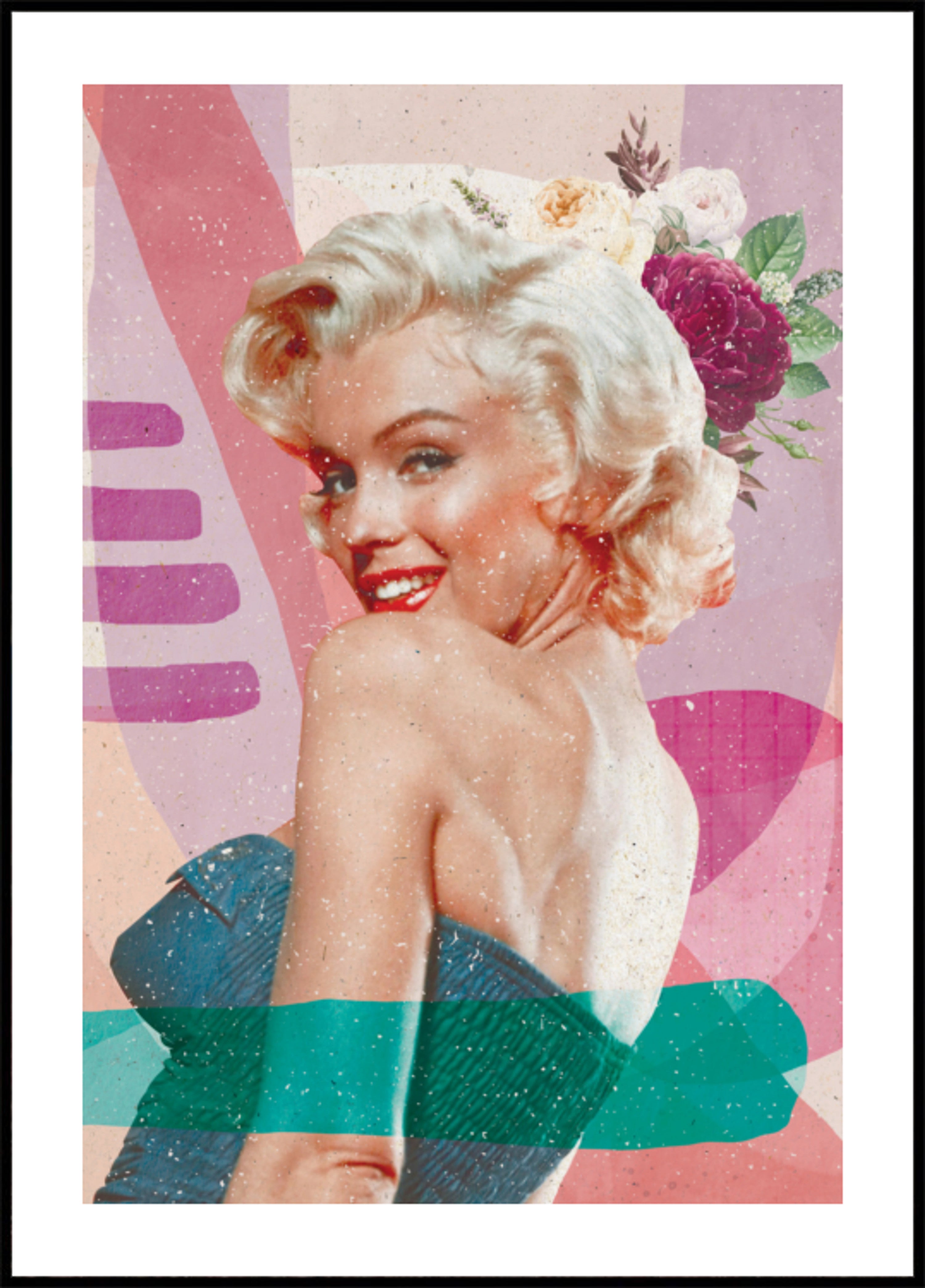 Blond Kwiaty Glamour