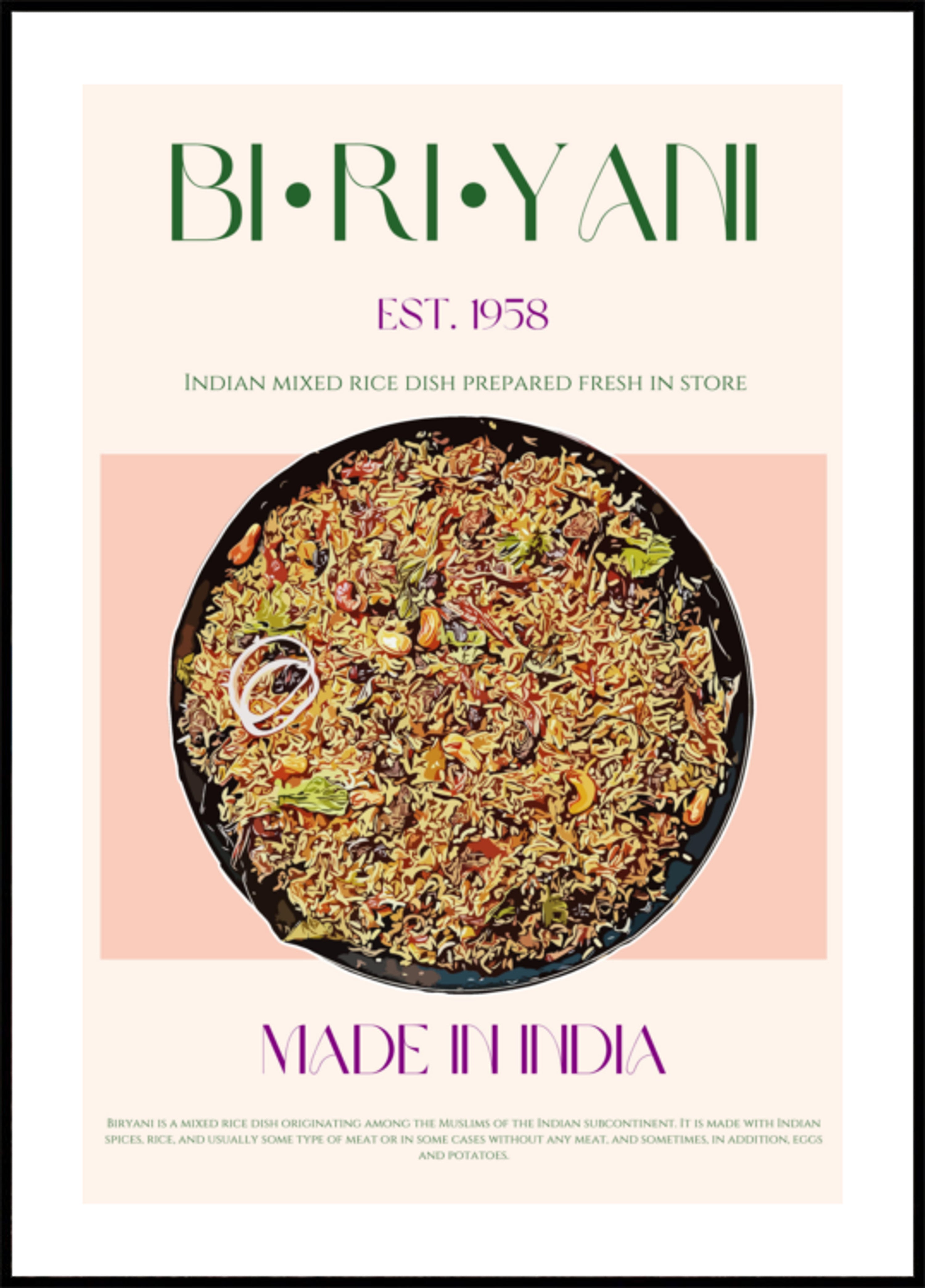 Pyszne indyjskie Biryani