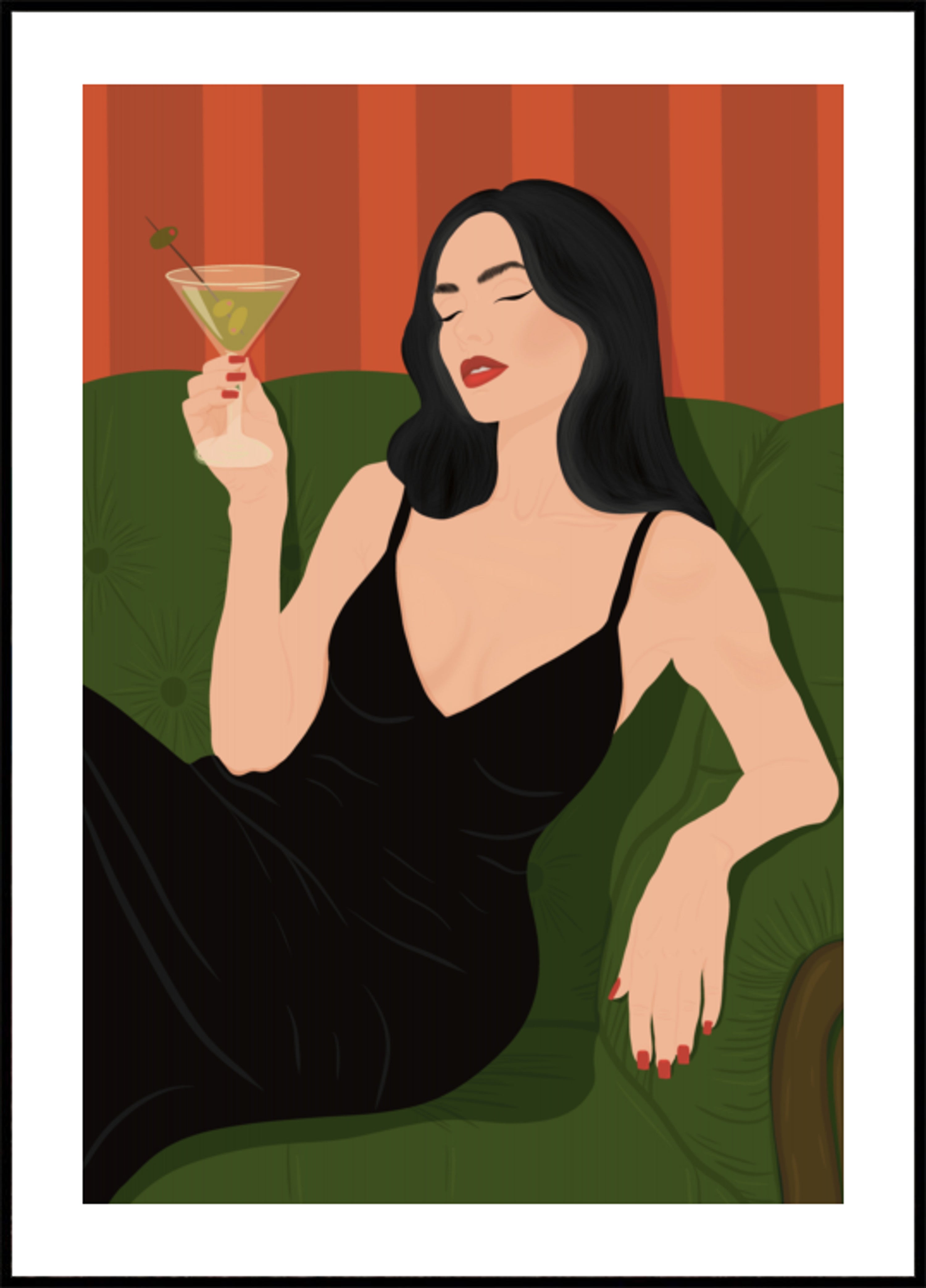 Elegancka dama Martini
