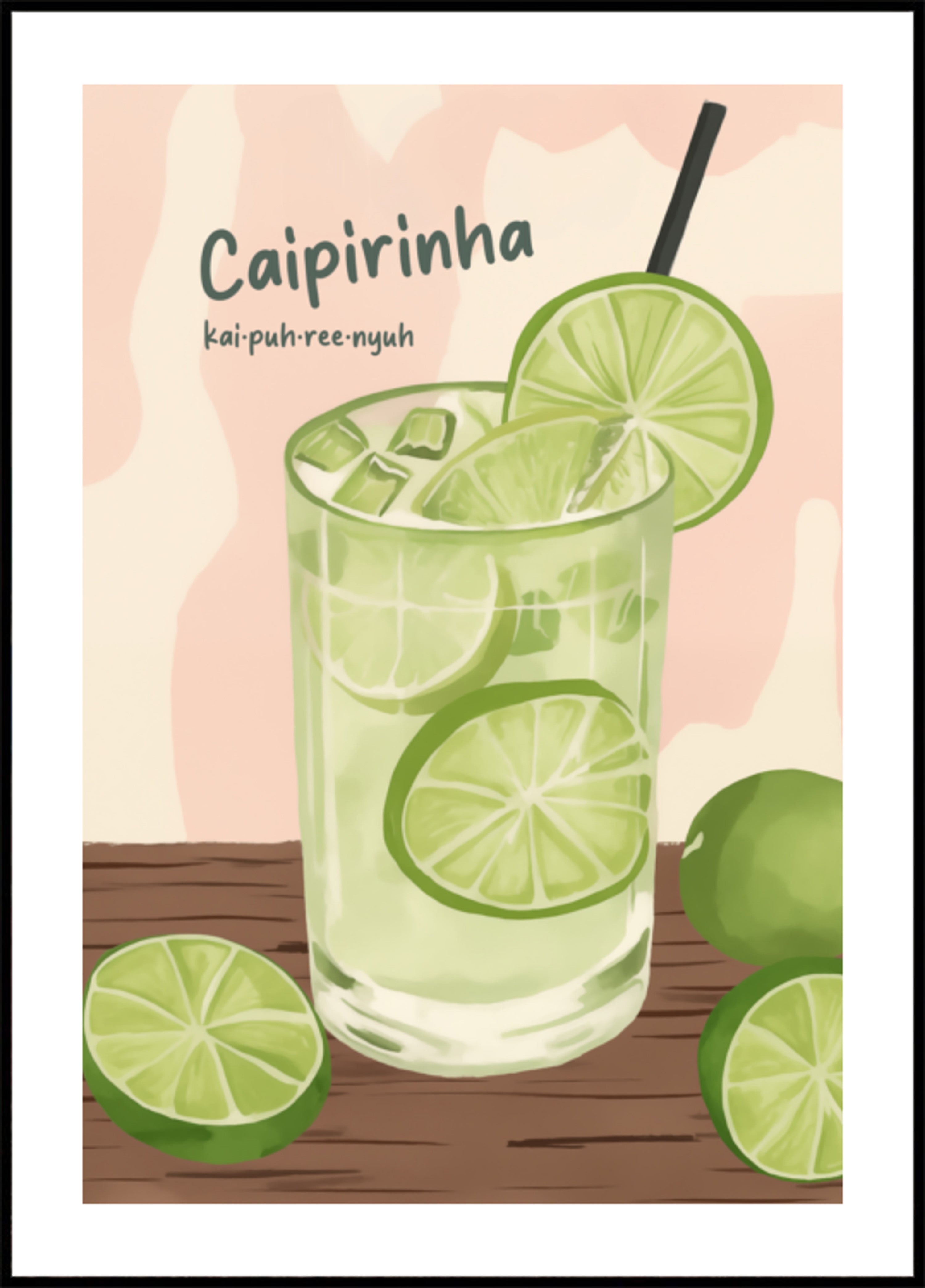 Orzeźwiająca limonkowa Caipirinha