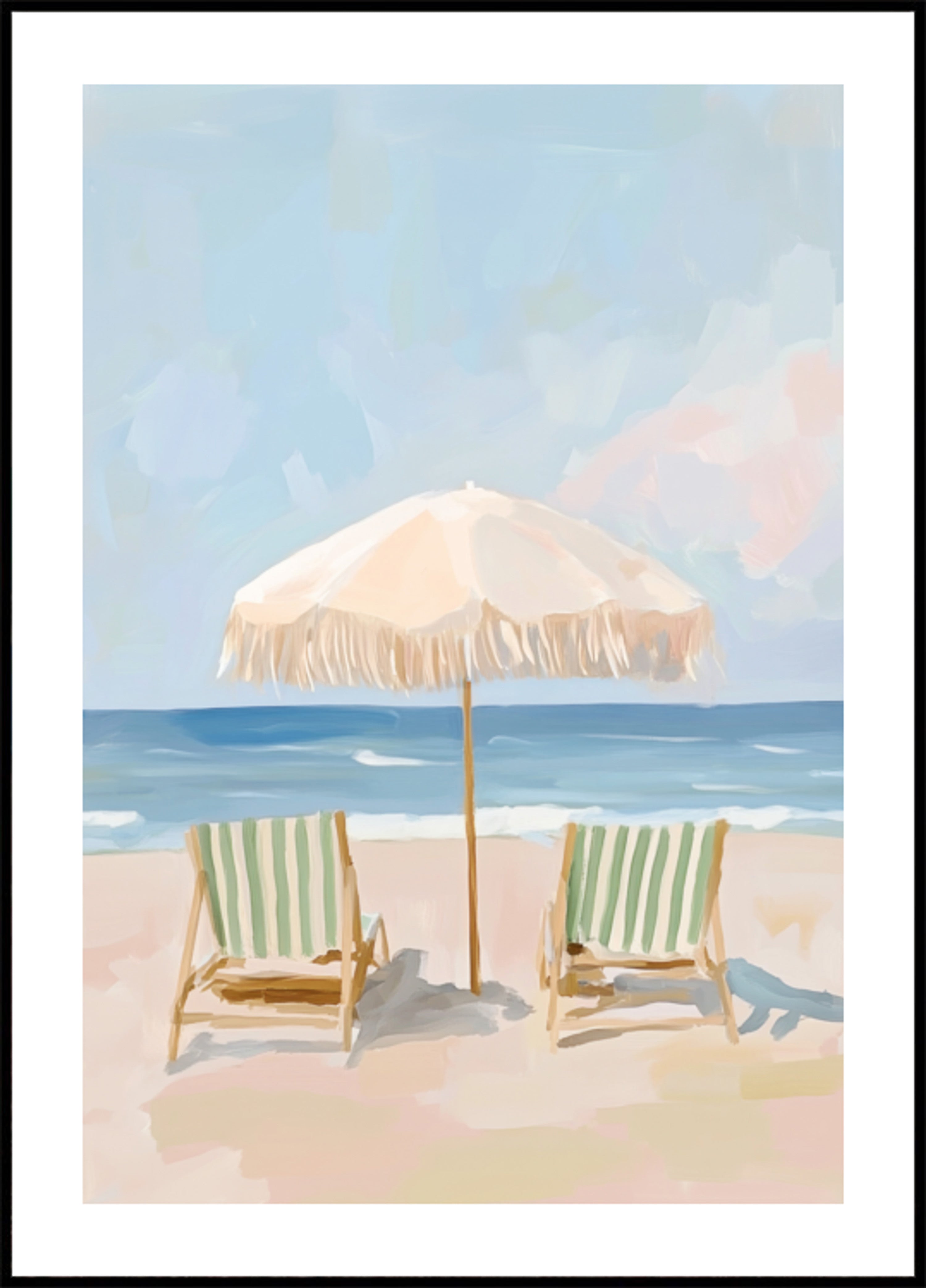 Spokojny dzień na plaży