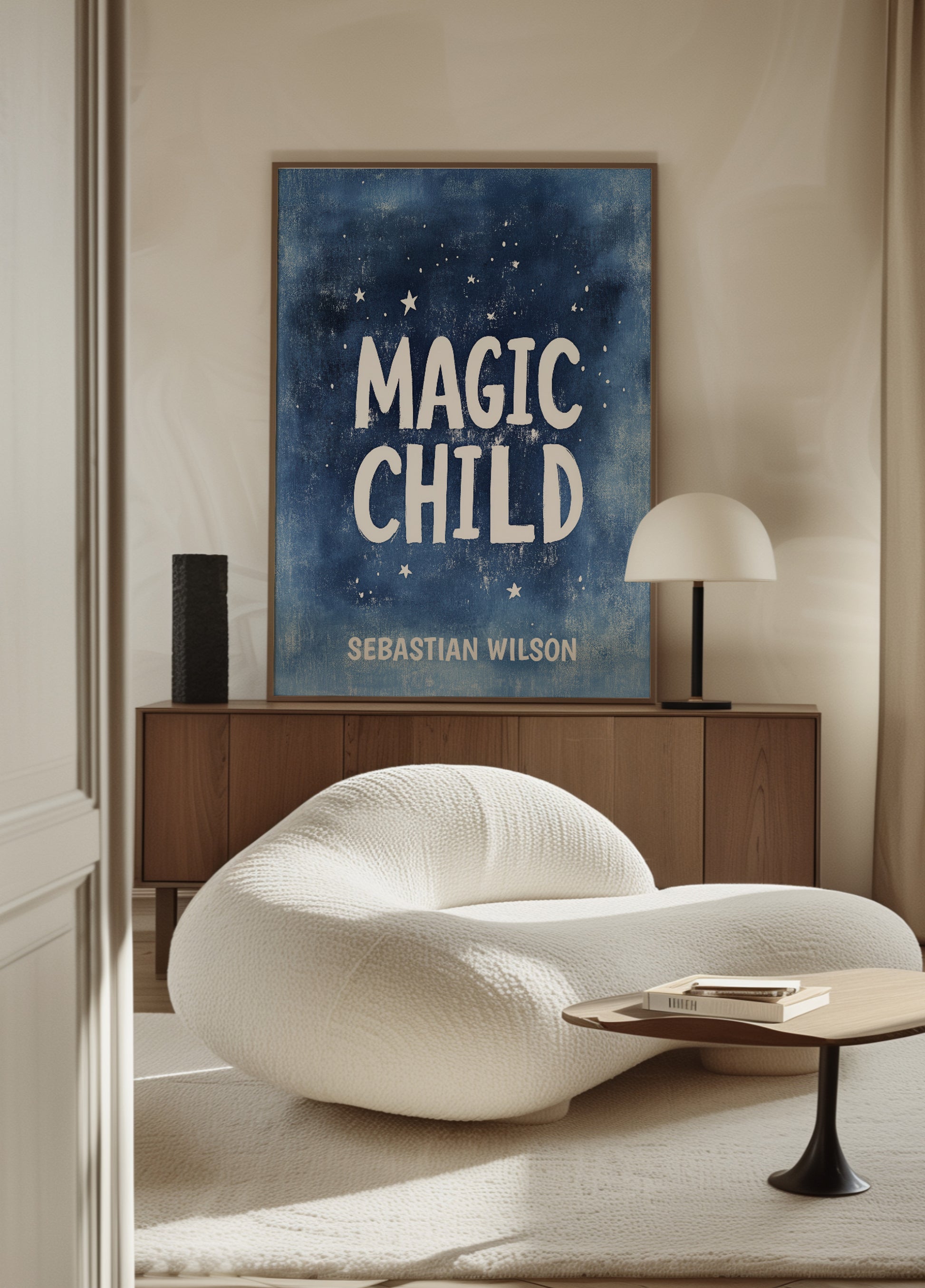 Inspirujący plakat słowny dla dzieci